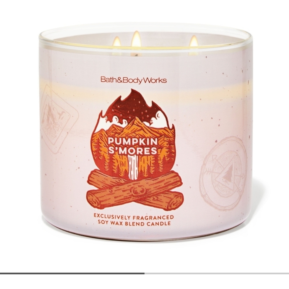 Bath & Body Works Pumpkin S' Mores 3- Wick Candle
